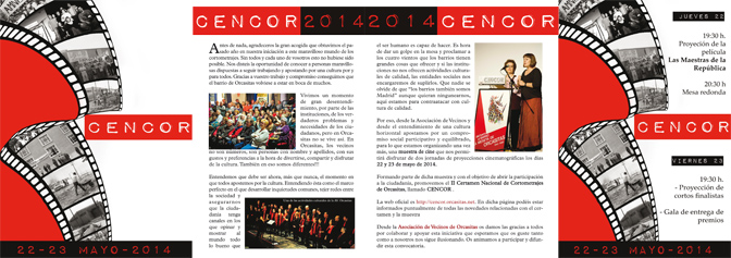 Programa CENCOR 2014